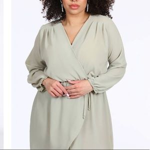 Mint Wrap Dress